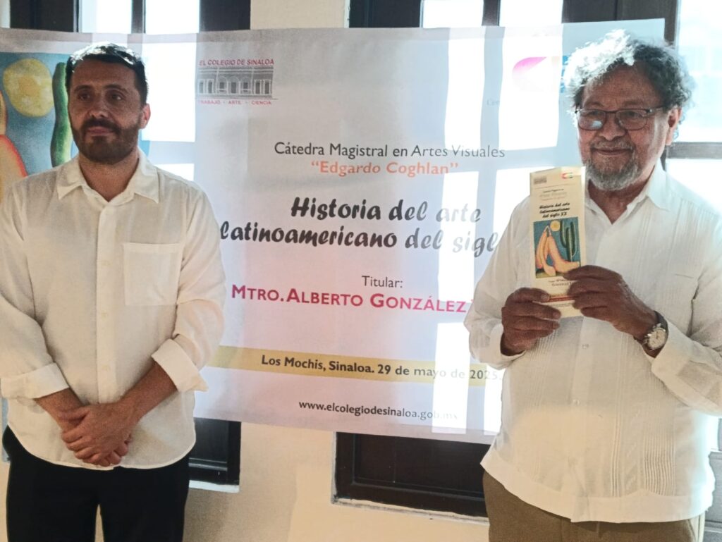 Imparten cátedra magistral Edgardo Coghlan en artes visuales en Los Mochis