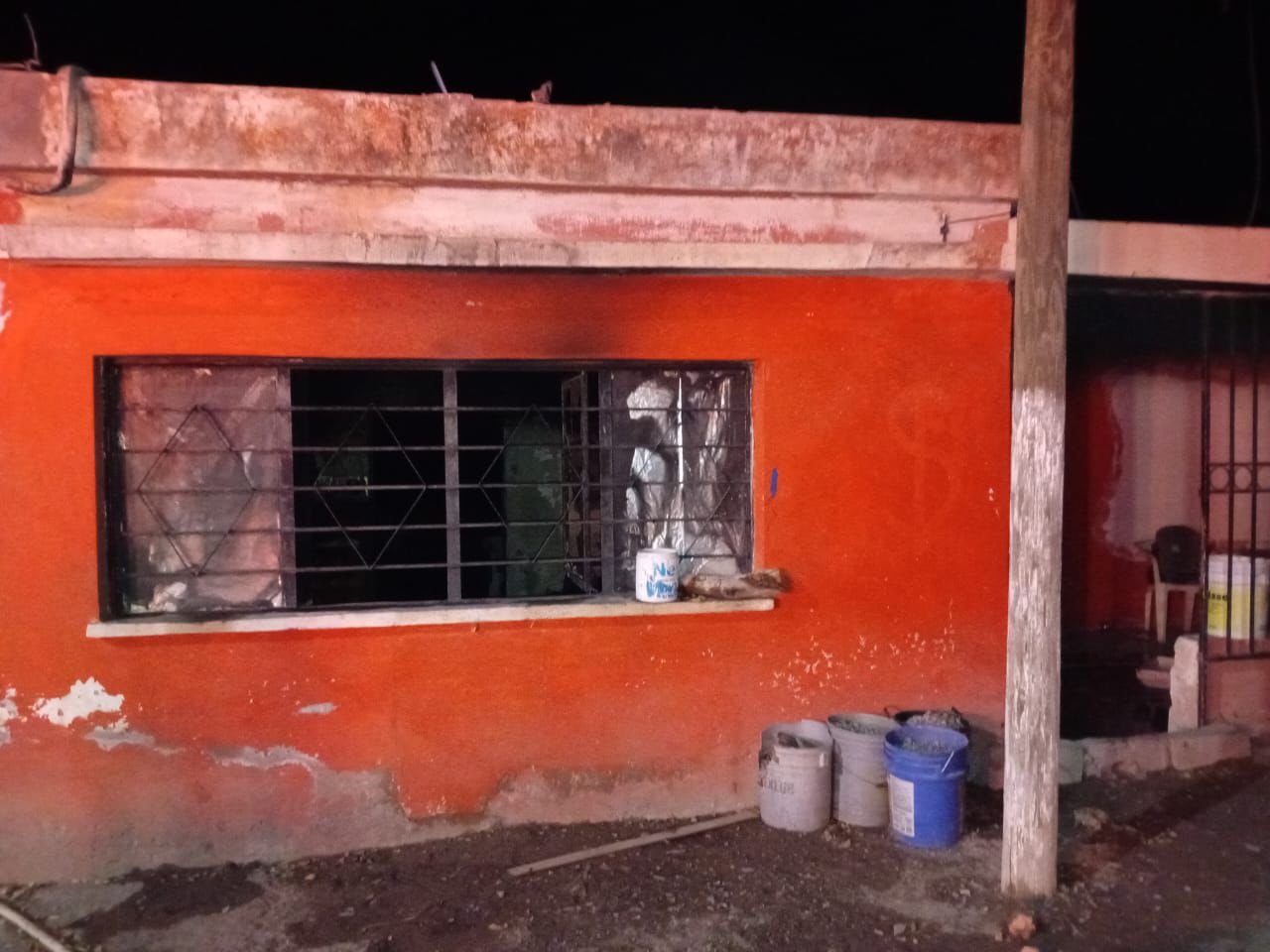 Se incendia una casa habitación