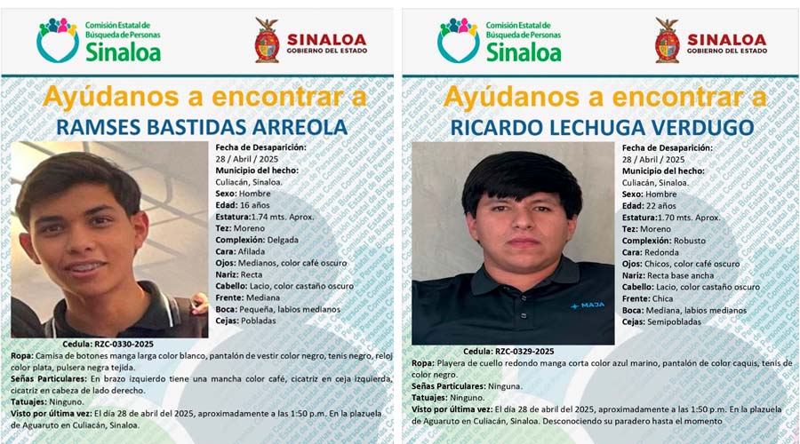 Invitan a marcha por desaparecidos en Culiacán