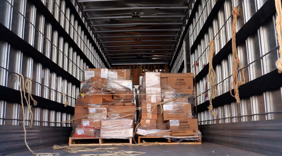 Llegan a Sinaloa boletas proceso electoral