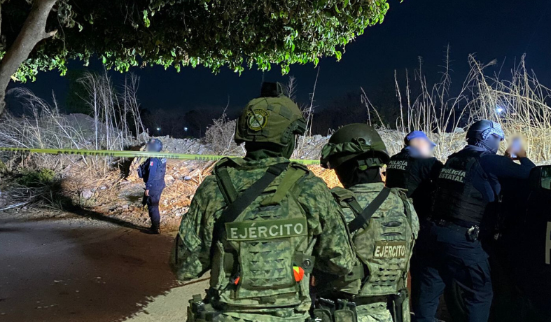 Elementos del Ejército y de la Policía Municipa