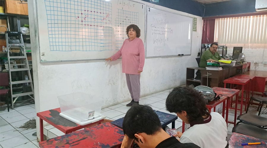 La maestra Felícitas Irma Rebeca Sandoval López