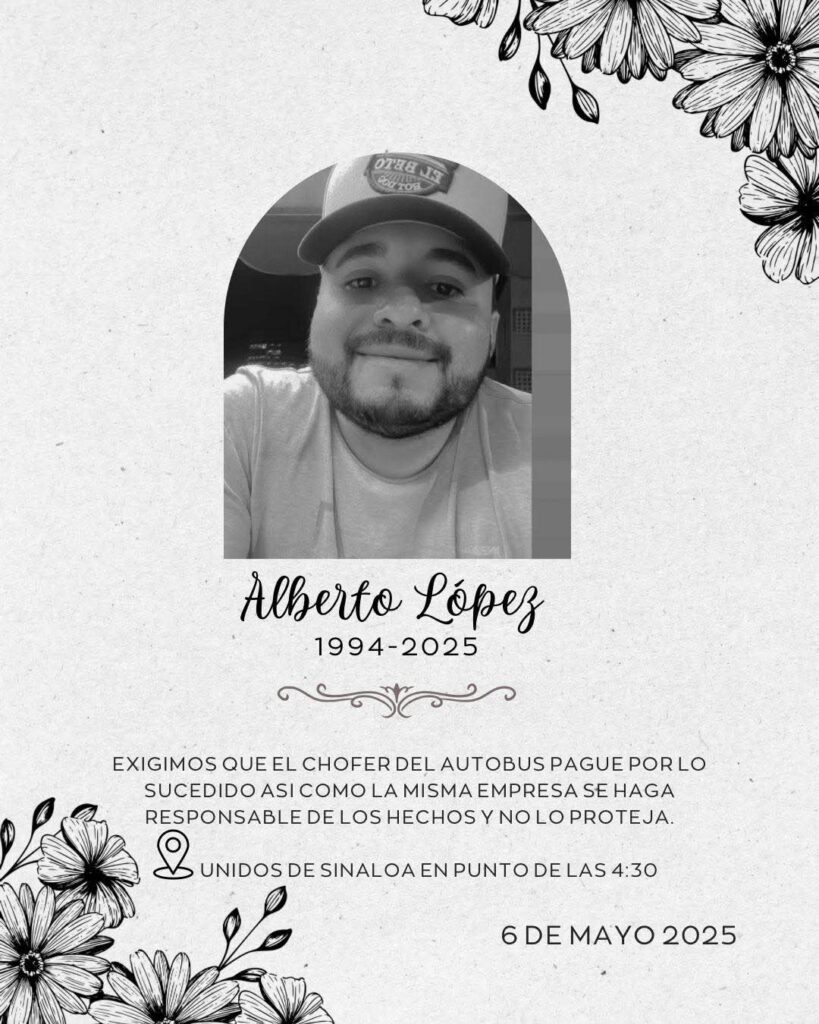 Convocan manifestación tras el fallecimiento de Alberto.