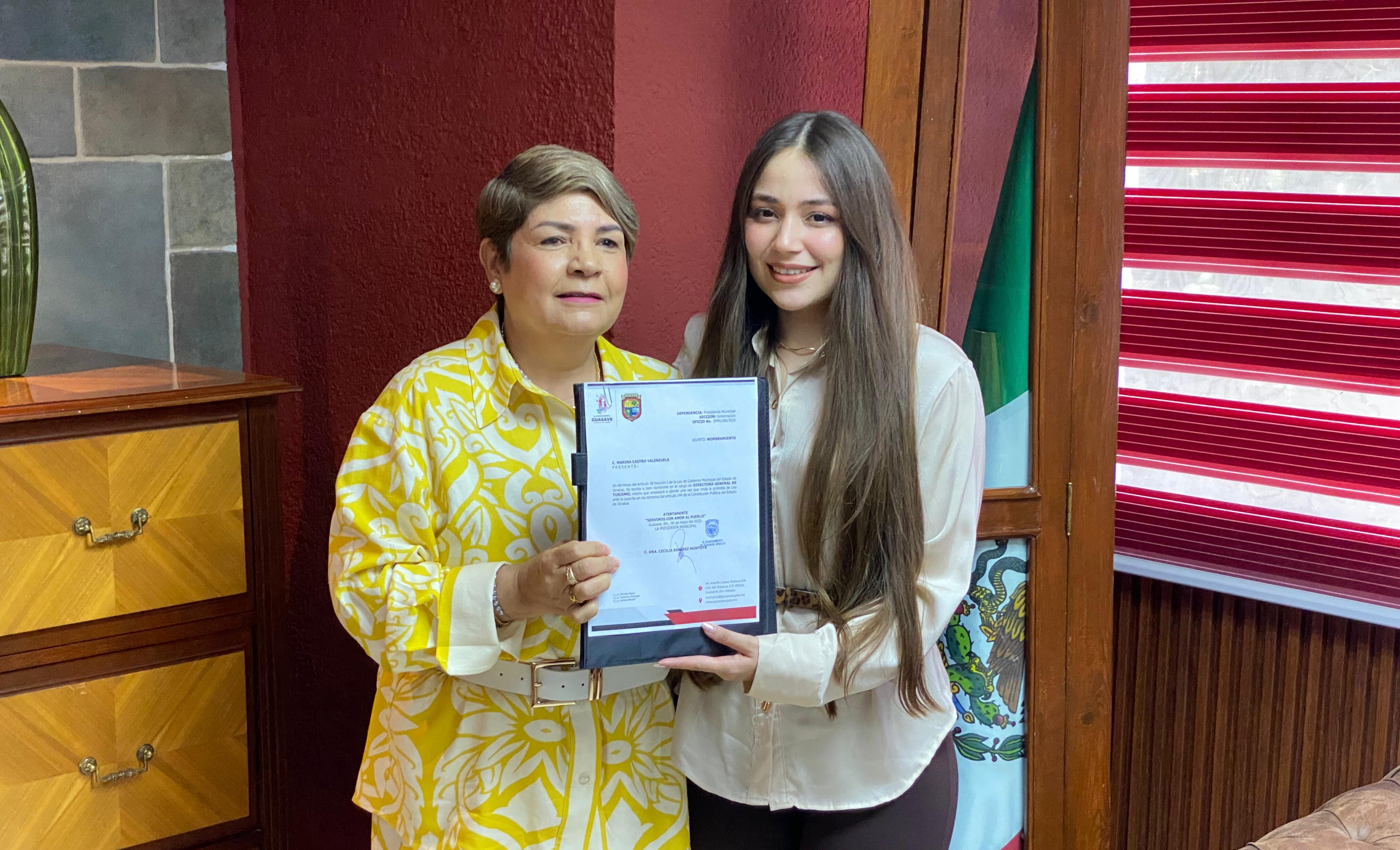 Marina Castro rinde protesta como directora de Turismo en Guasave