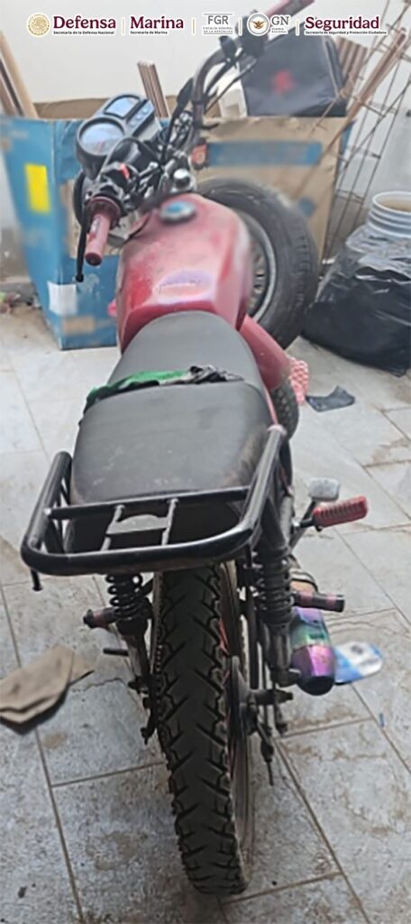 Motocicleta asegurada.