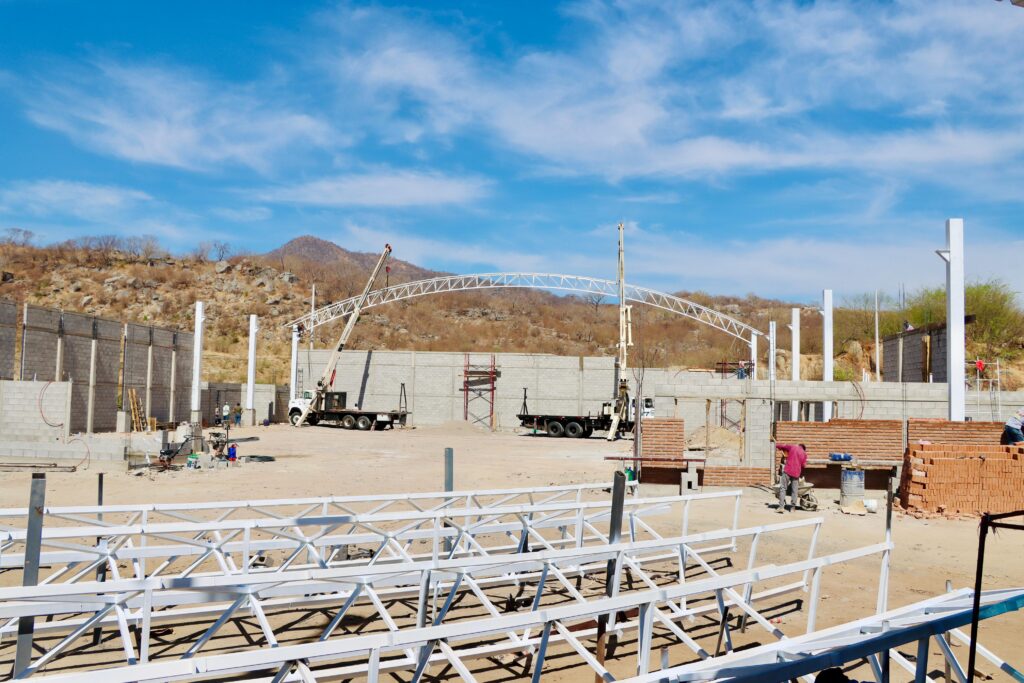 Obra de la arena Badiraguato avanza