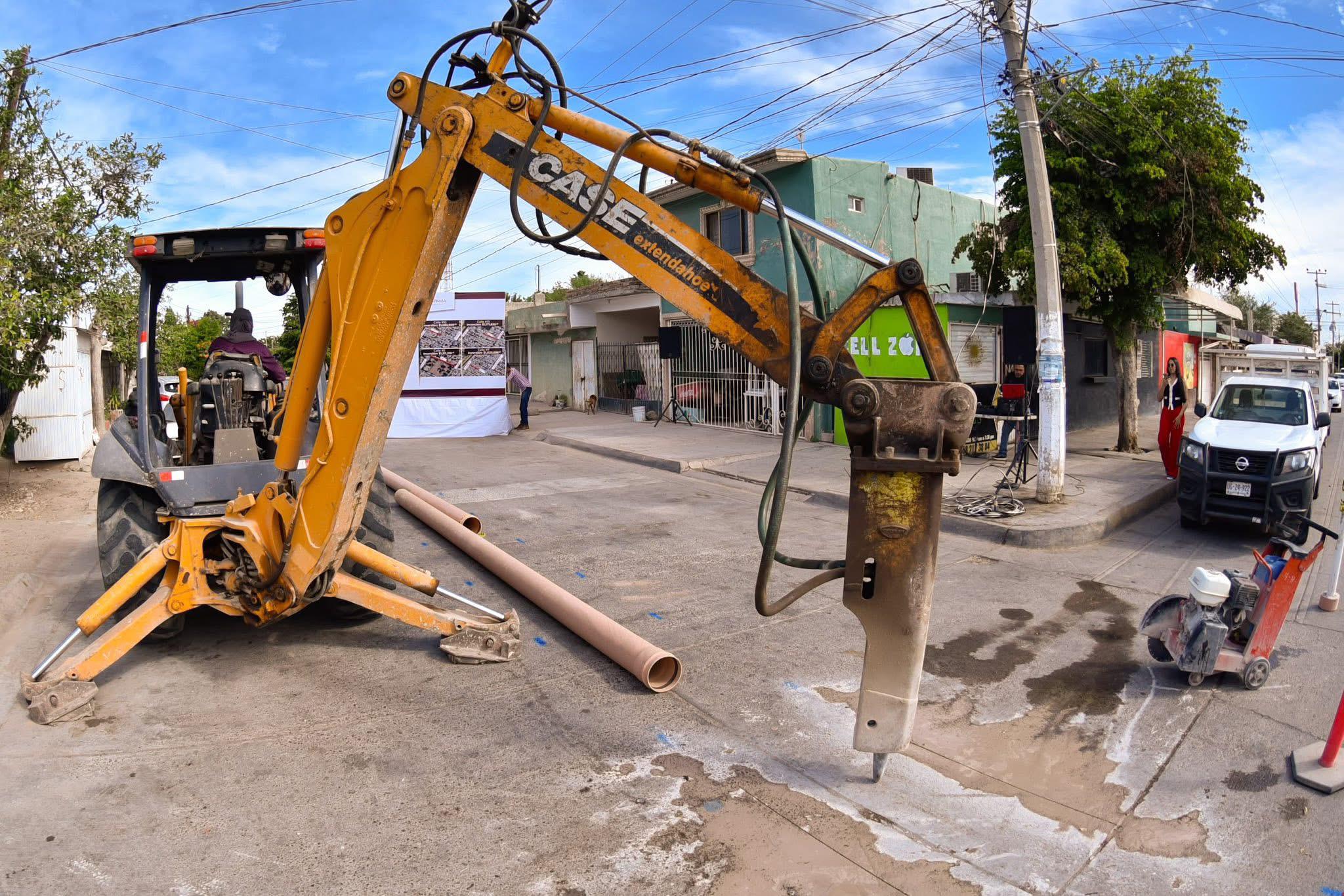 Obras de construcción de pluvial y remodelación