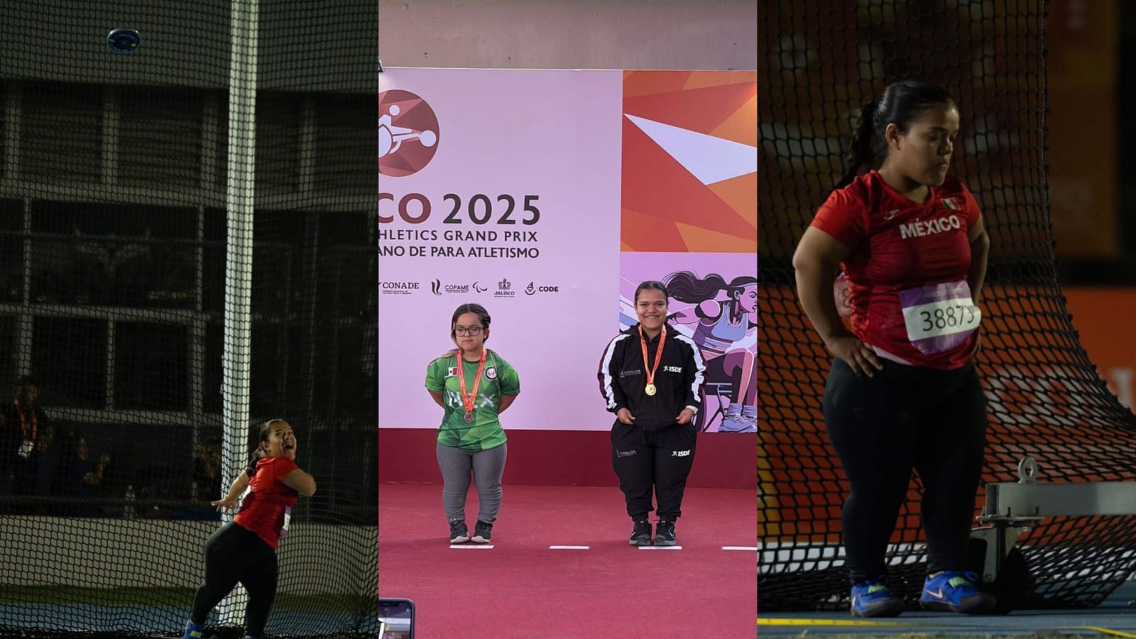 Pauleth Mejía se ha convertido en una referente dentro del paratletismo nacional