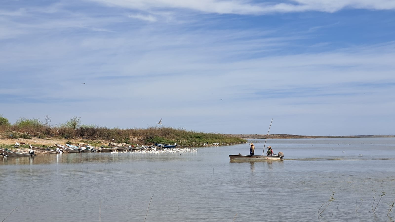Pescadores Presa Eustaquio Buelna Guamúchil