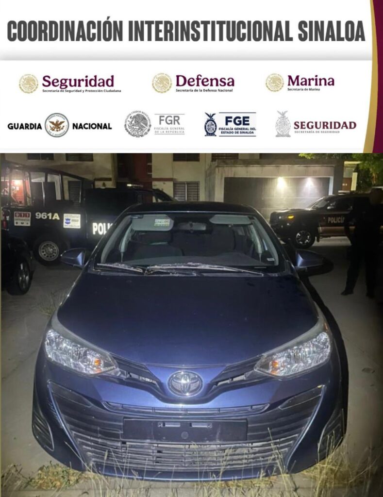 Puntas de acero, cartuchos eslabonados y un vehículo robado son asegurados en operativos en Culiacán