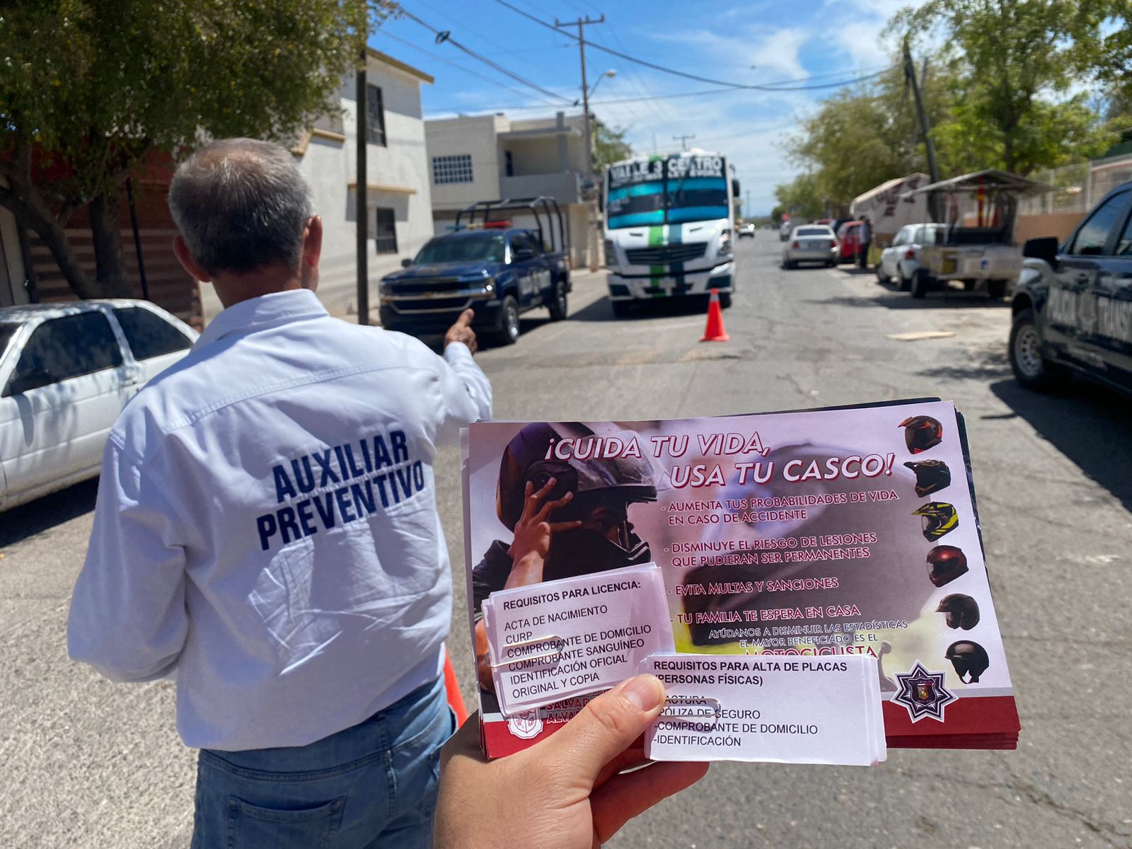 Refuerzan operativos preventivos para motociclistas en Salvador Alvarado