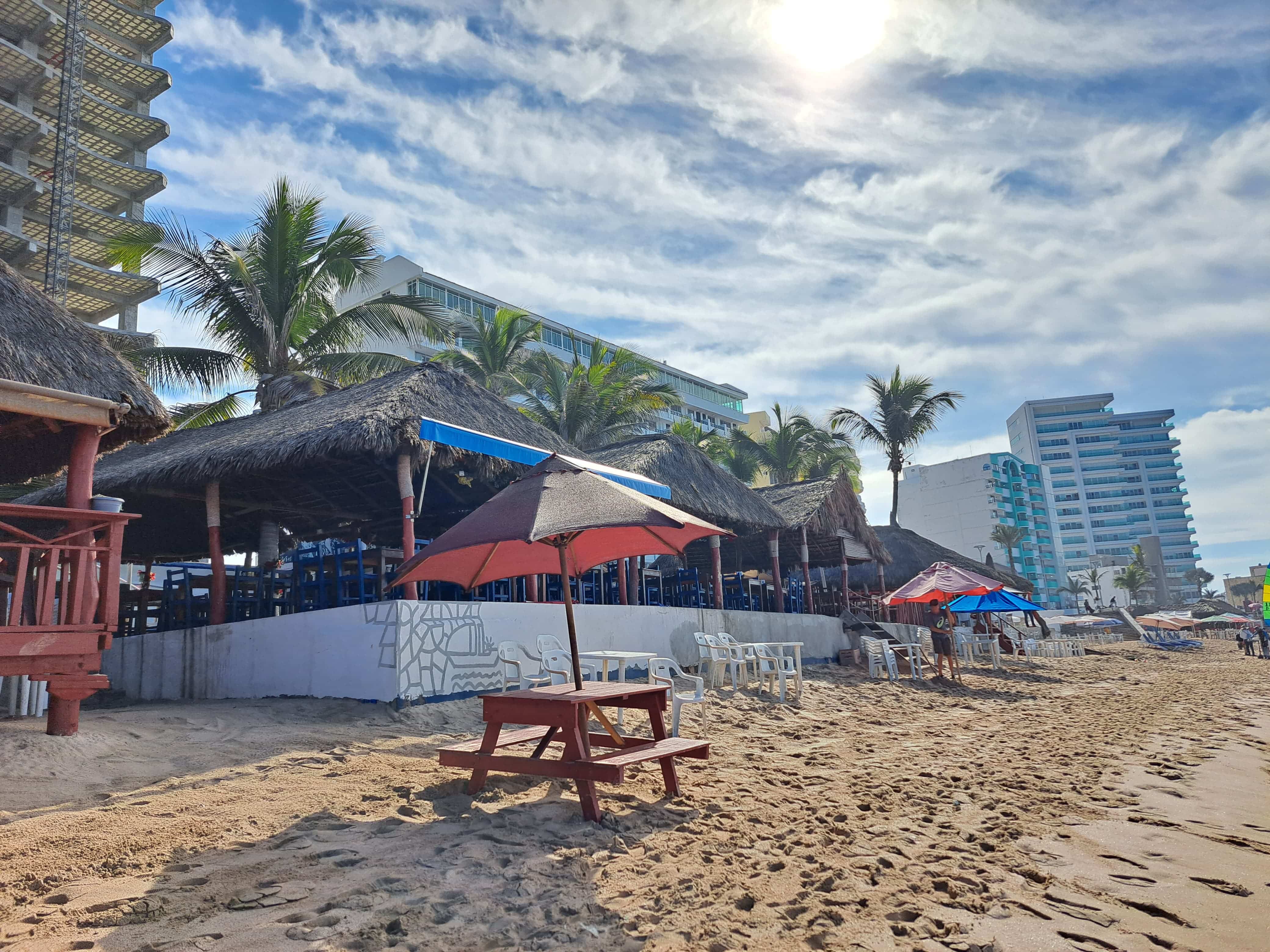 Restaurantes de playa en Mazatlán