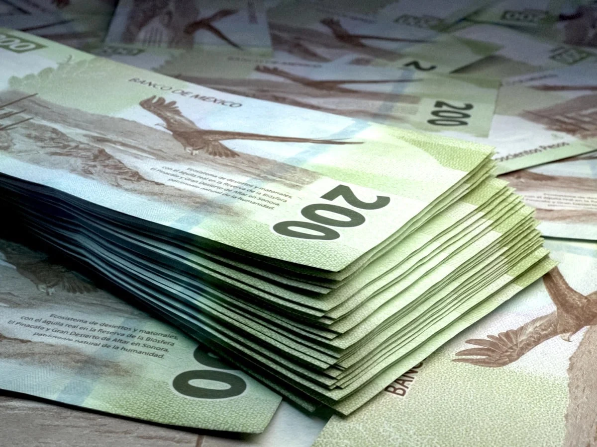 Billetes de 200 pesos mexicanos