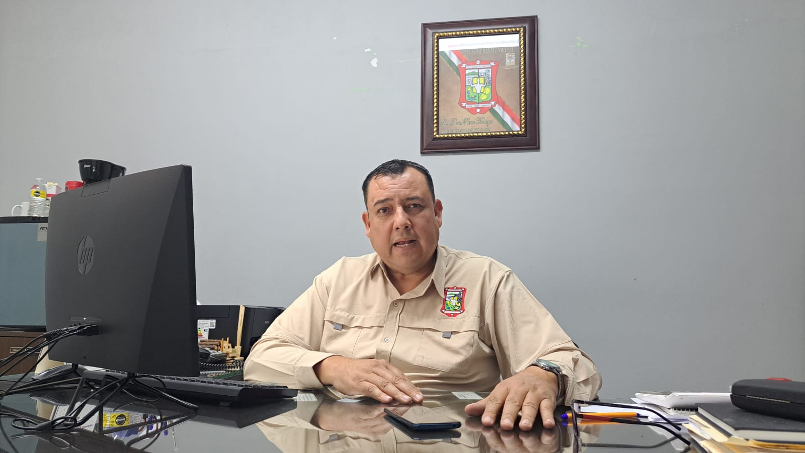 Tesorero del Ayuntamiento de Salvador Alvarado.