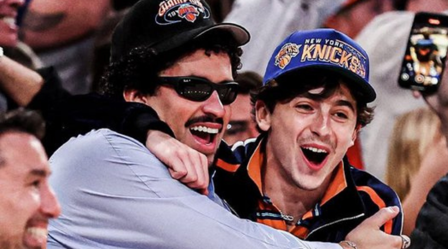 Timothée Chalamet y Bad Bunny