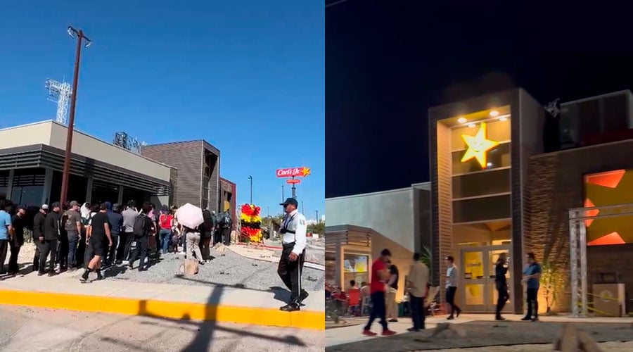 Un año hamburguesas Carls Jr