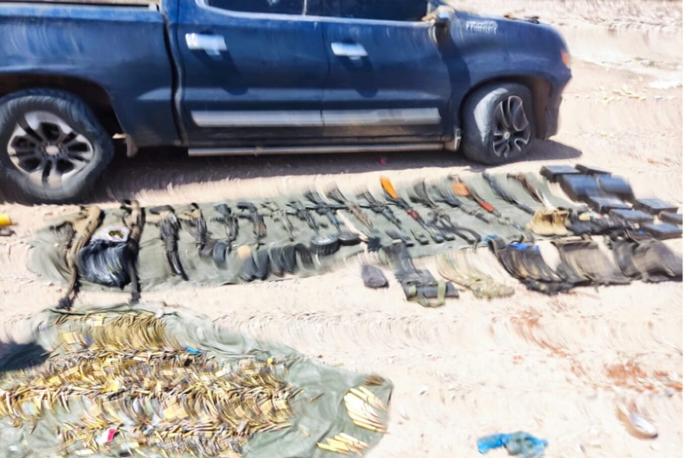 Confirman agresión a Grupo Interinstitucional y aseguran 18 armas largas, municiones y vehículos