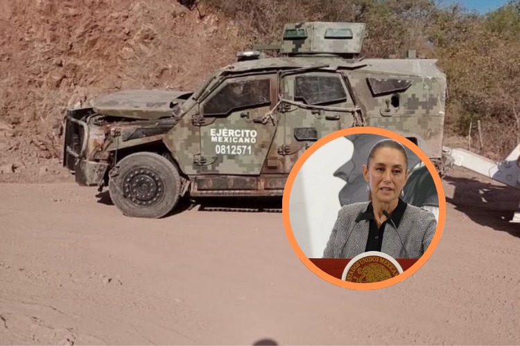 Mueren seis militares por explosión de “narcomina” en Jalisco; Claudia Sheinbaum lamenta el hecho