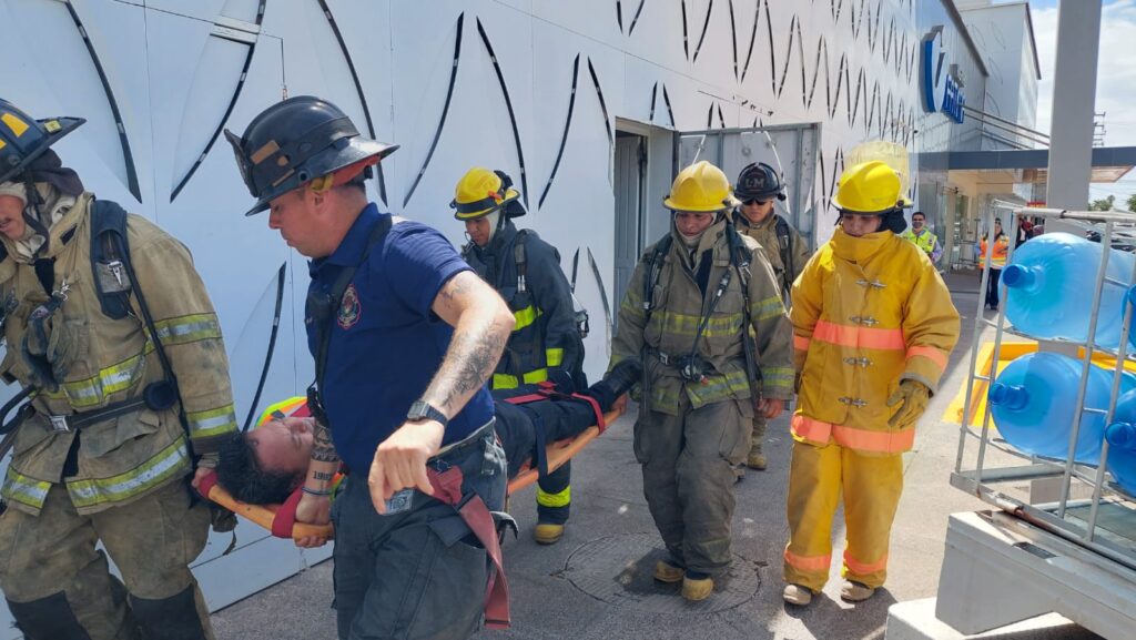 Hospital Fátima de Los Mochis realiza con éxito un simulacro masivo de incendio