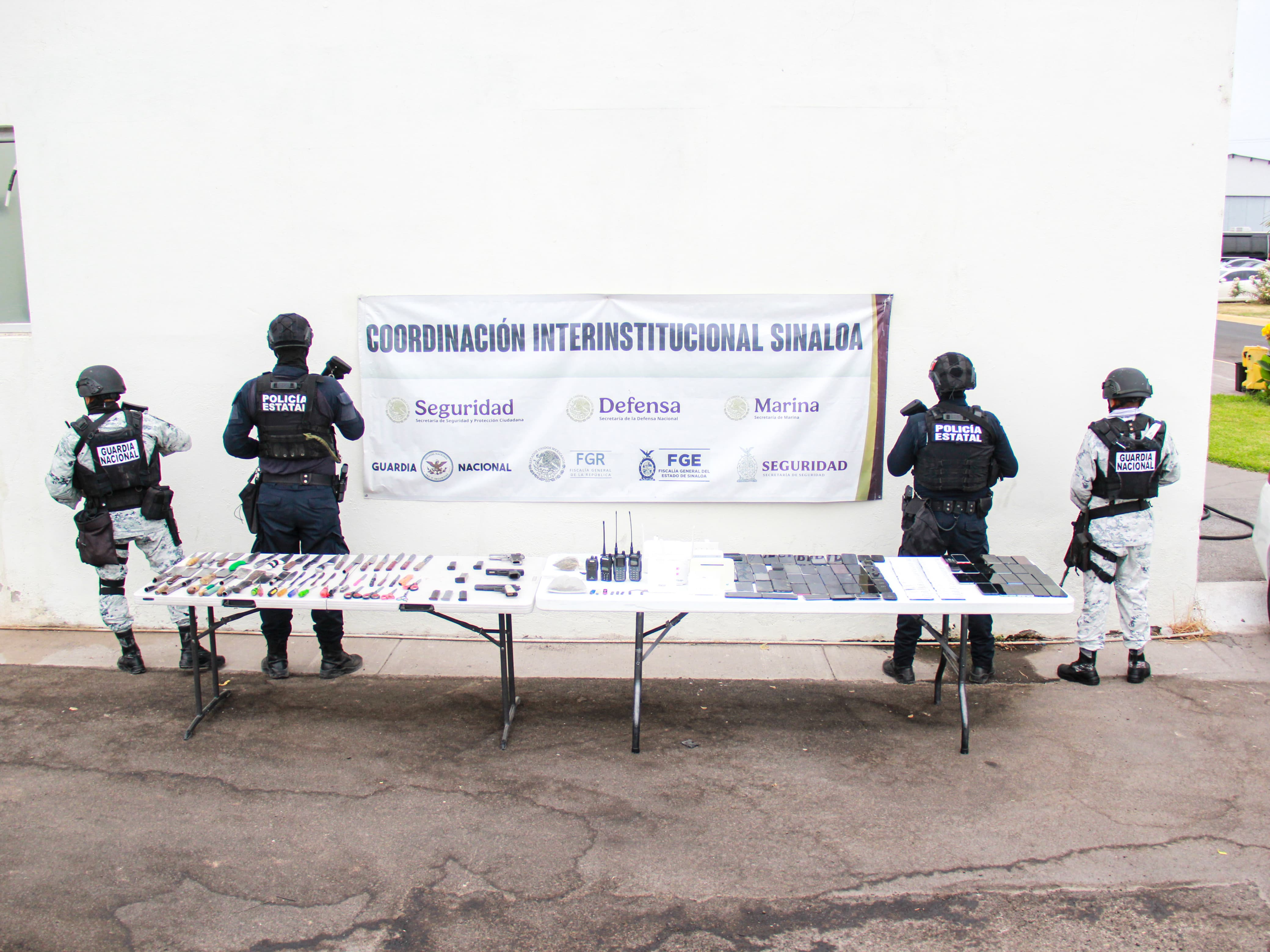 Armas aseguradas