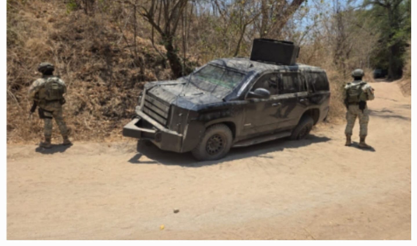 camioneta asegurada