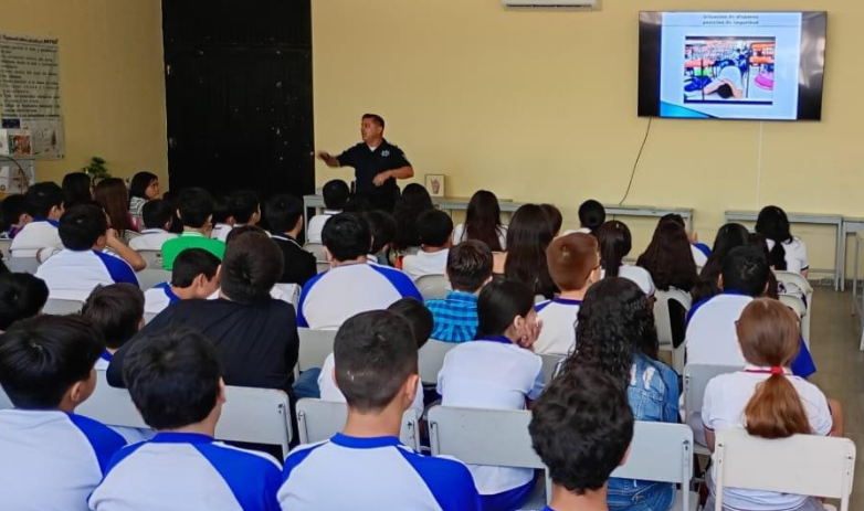 Conferencia de la SSPC a estudiantes de secundaria