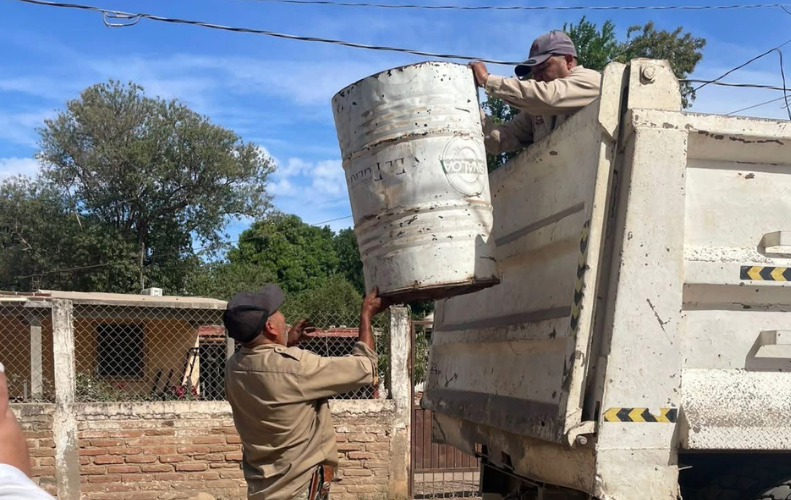 Descacharrización en El Fuerte