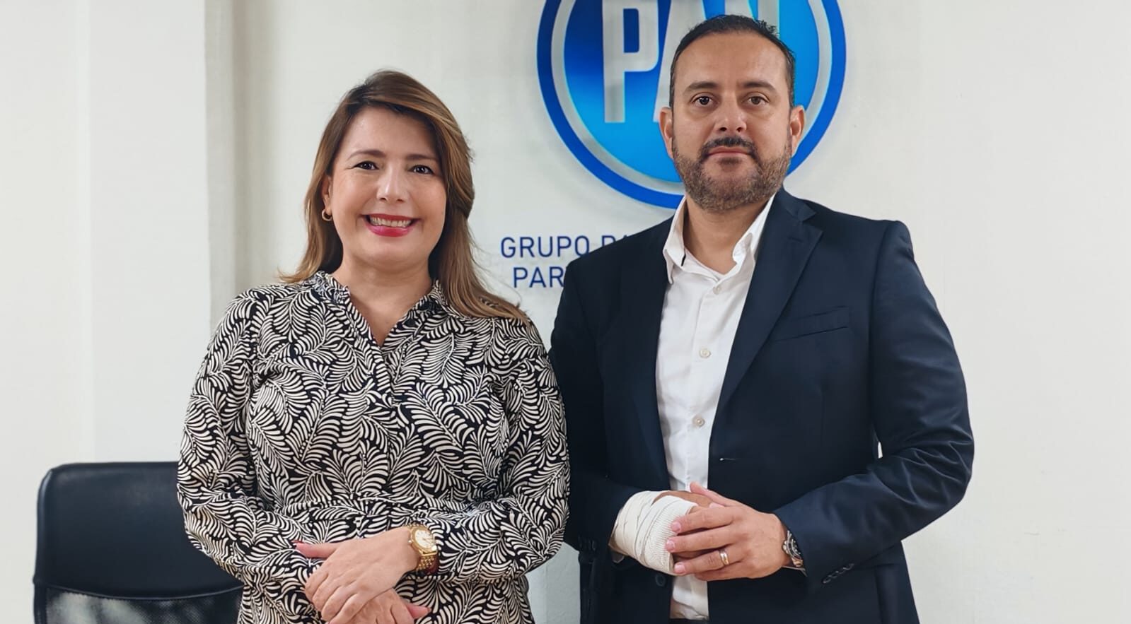 Roxana Rubio Valdez y Jorge Antonio González
