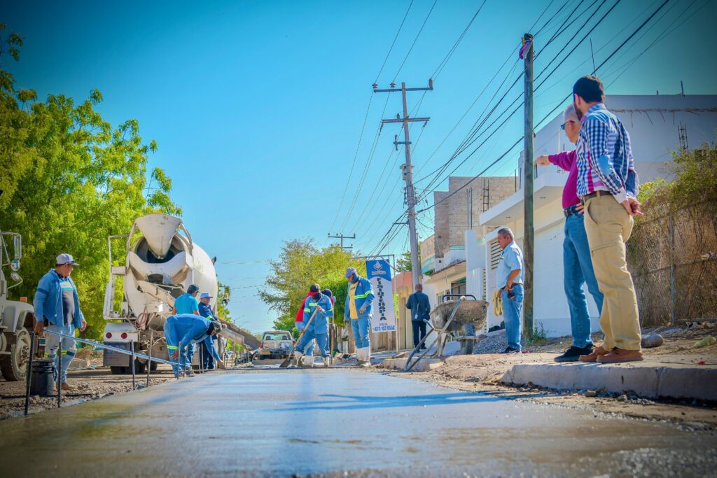 pavimentación en Guamúchil
