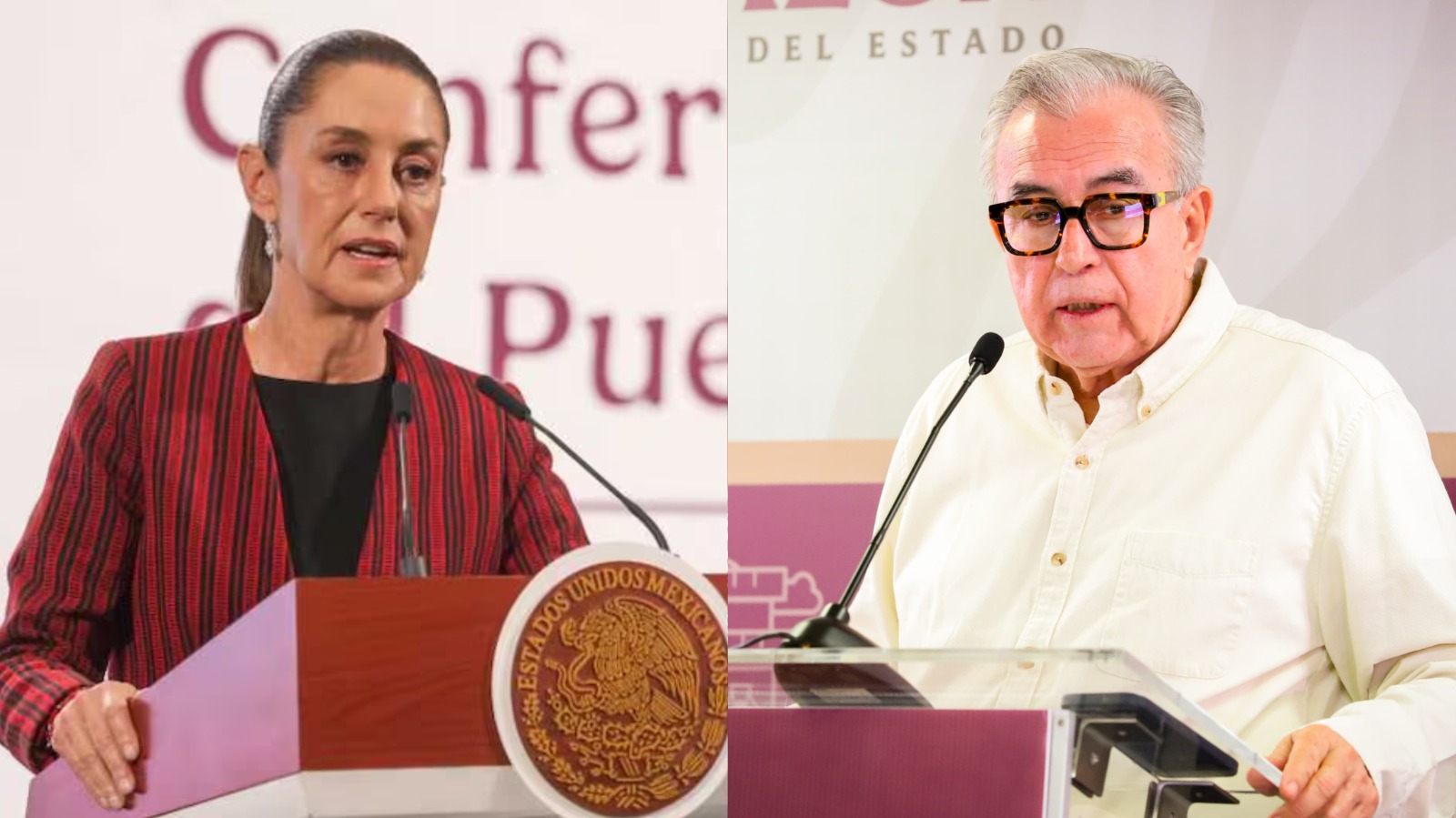 Rubén Rocha Moya- Claudia Sheinbaum