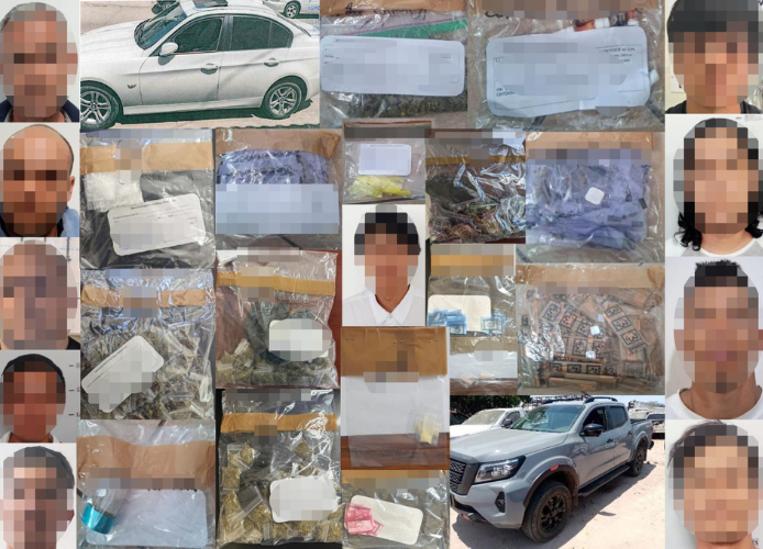 FGE reporta la detención de sujetos por presunto narcomenudeo