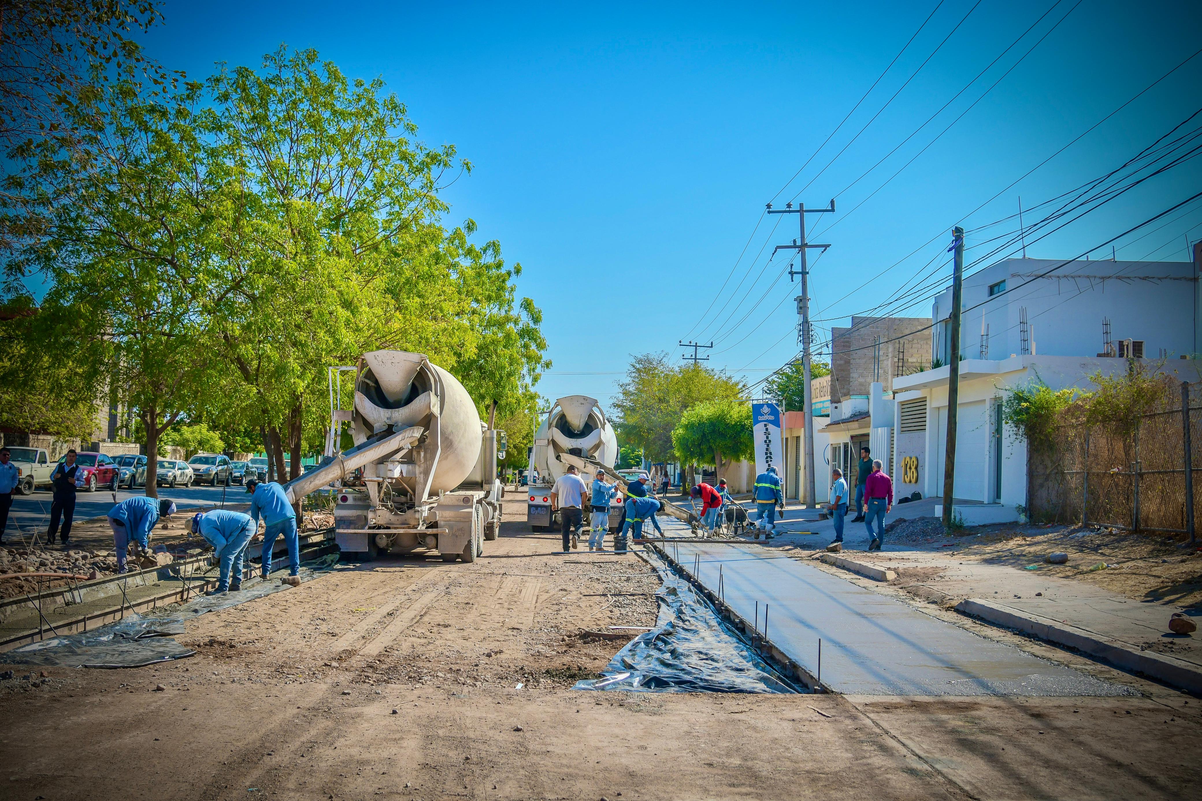 pavimentación en Guamúchil