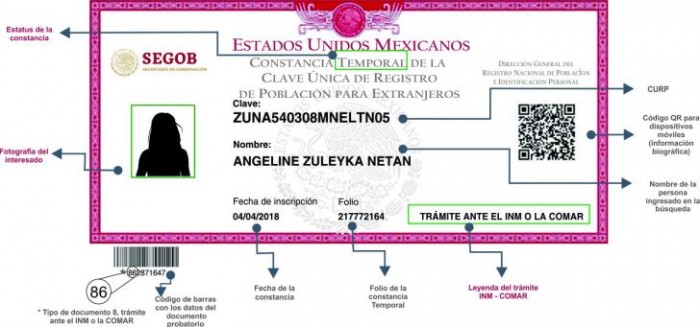 CURP biometrica