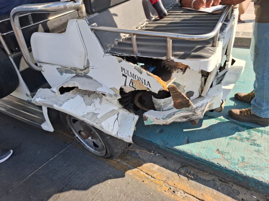Conductor choca con una pulmonía