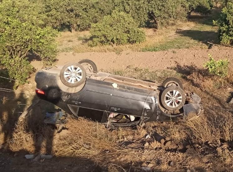 Accidente automovilístico en Guasave