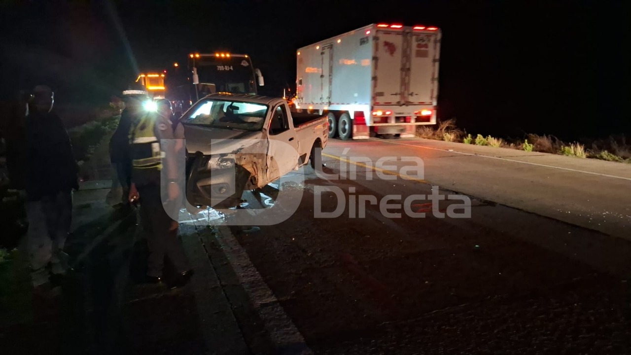Accidente automovilístico en la autopista Mazatlán-Tepic