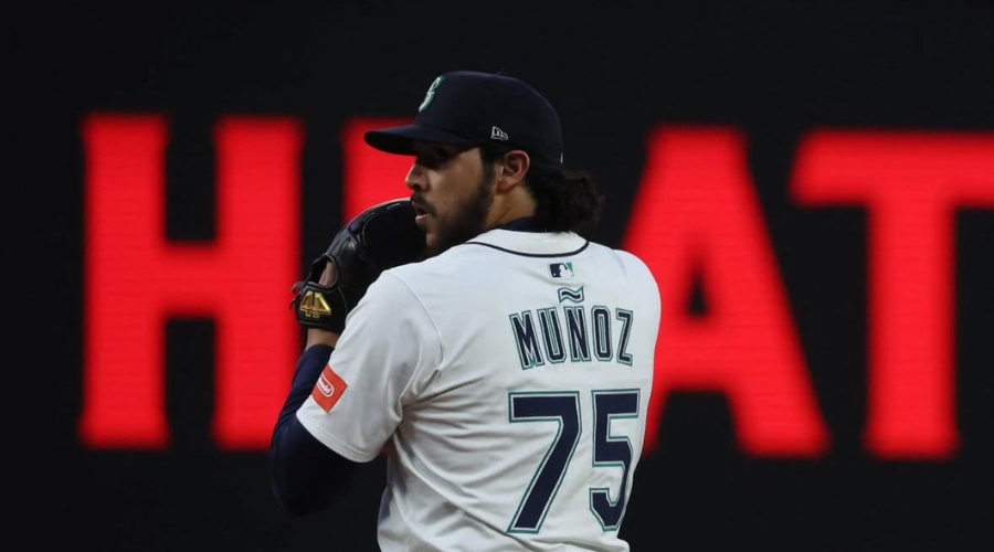 El cerrador mochitense, Andrés Muñoz, sigue con gran paso en MLB con los Marineros de Seattle