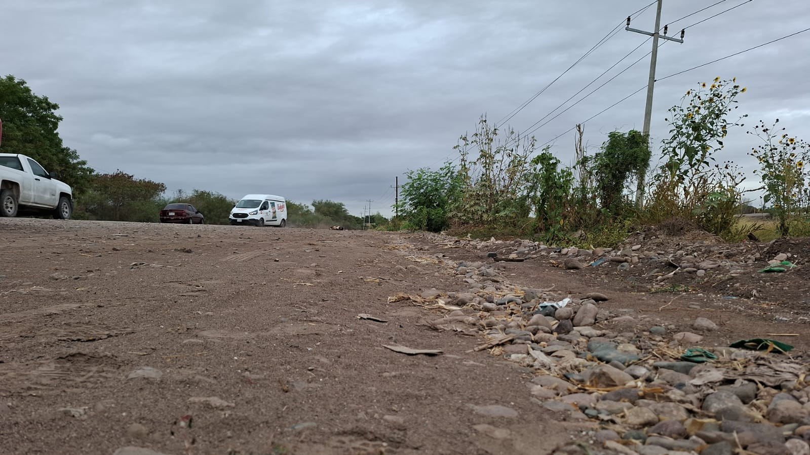 Carretera La 50 donde fue encontrado el hombre asesinado.