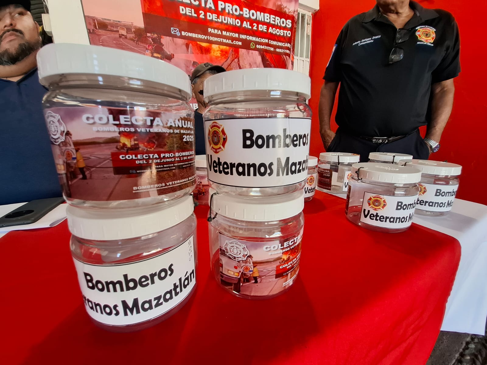Bomberos Veteranos Mazatlán inicia colecta anual para equiparse