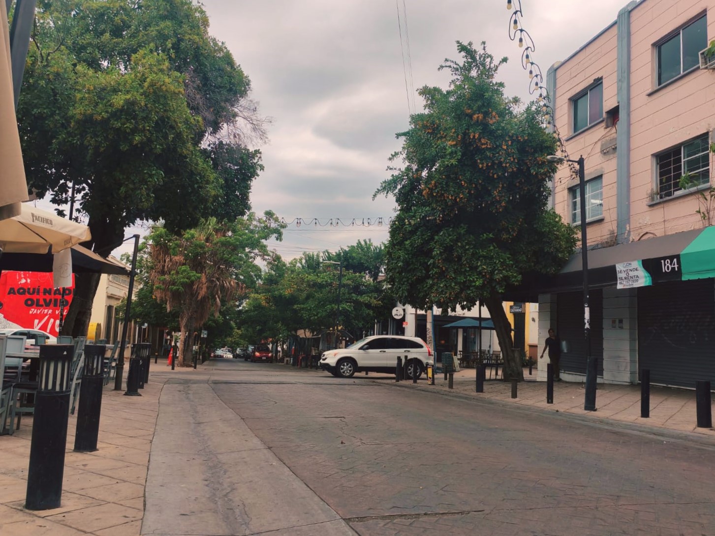 Calle Ángel Flores en Culiacán.