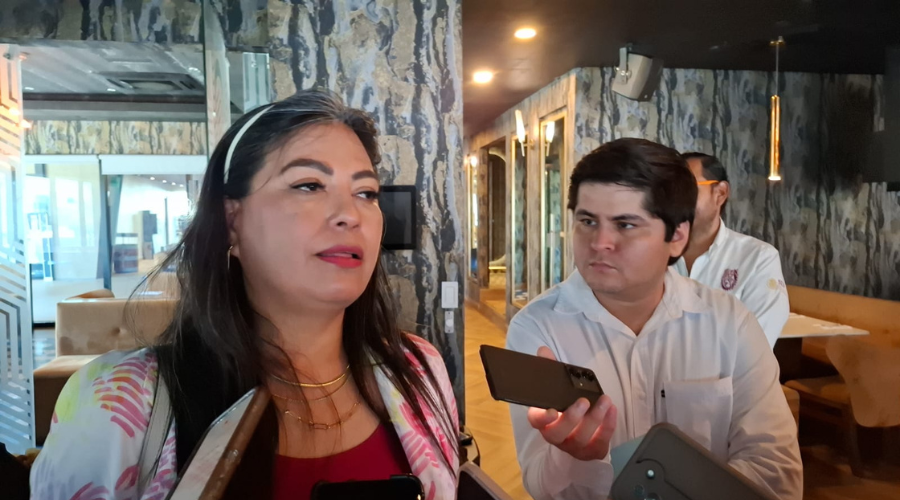 La presidenta de Canaco Mazatlán habla con Línea Directa y prensa de Sinaloa