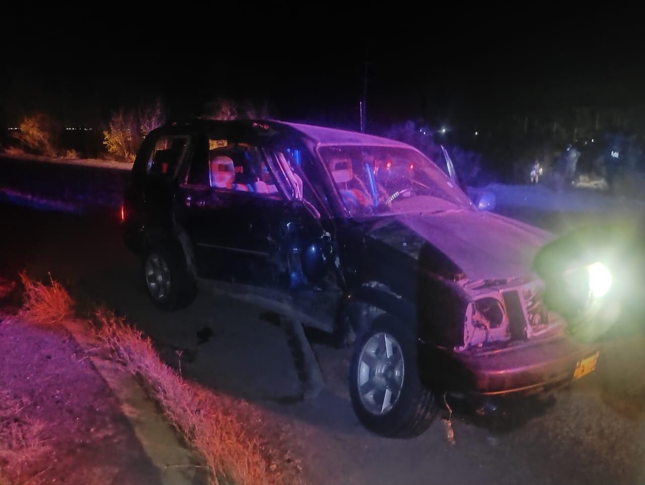 Camioneta choque Guasave