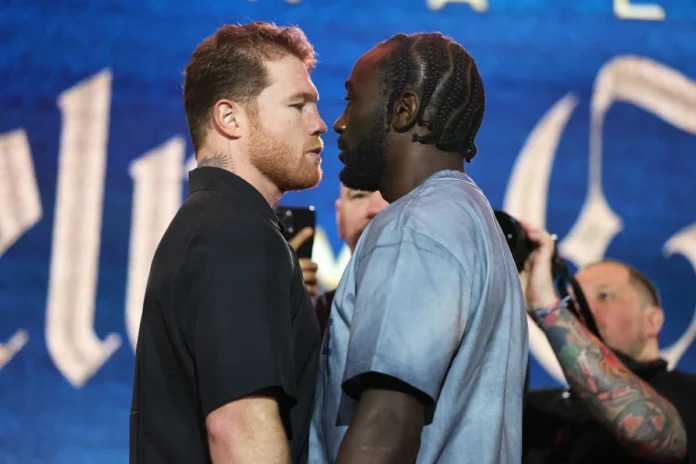 Intenso cara a cara entre Saúl Álvarez y Terence Crawford en Nueva York este domingo
