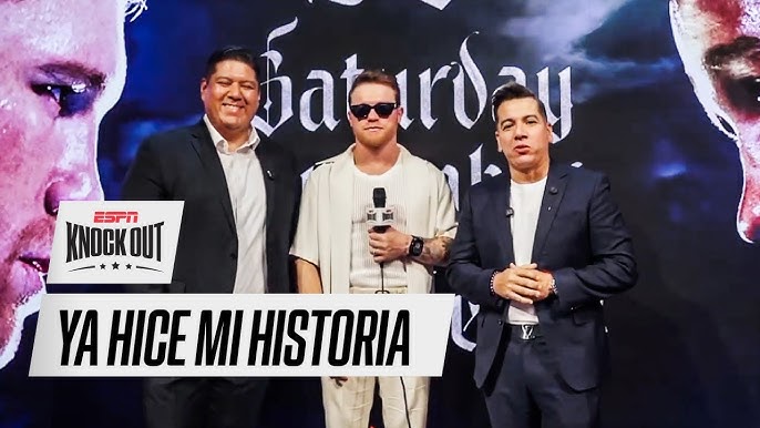Saúl “Canelo” Álvarez en el programa ESPN Knock Out.