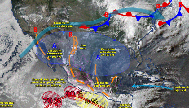 Mapa del clima en México