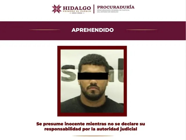 Capturan en Hidalgo a colombiano buscado por secuestro agravado en Veracruz