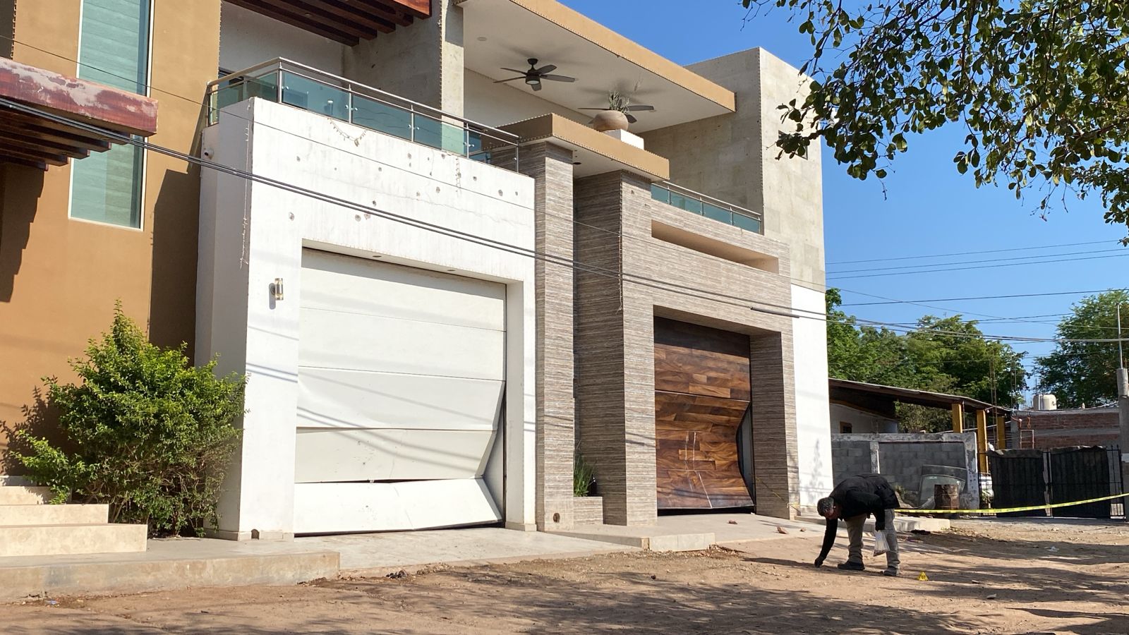 Casa con impactos de bala en la sindicatura de El Limón de los Ramos.