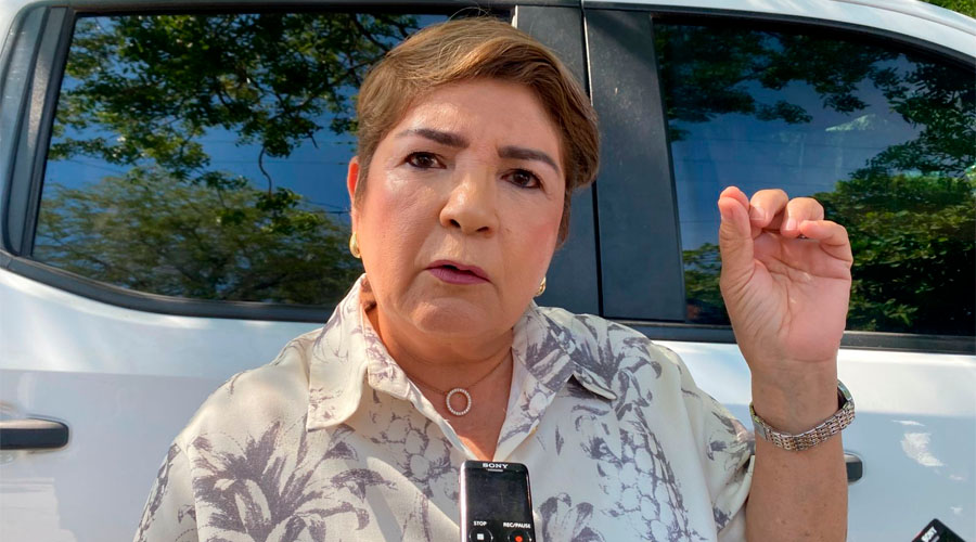 La alcaldesa de Guasave, Cecilia Ramírez