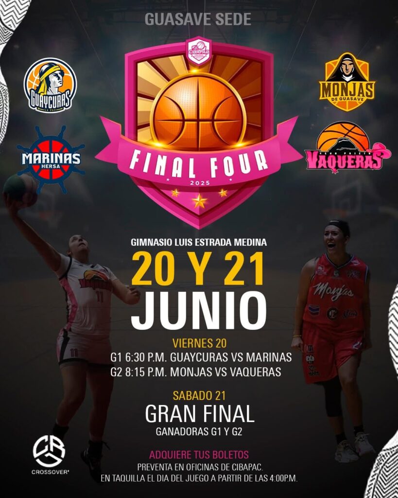 Horario para el Final Four de la Liga Femenil Cibapac.