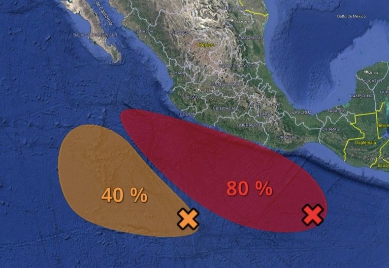 El Pacífico se agita